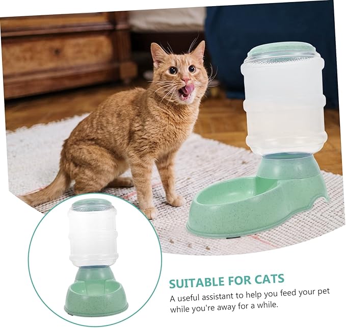 Automatic Pet Feeder Light Food Dispenser for Dogs and Cats and Smooth Design Easy Busy Pet Owners