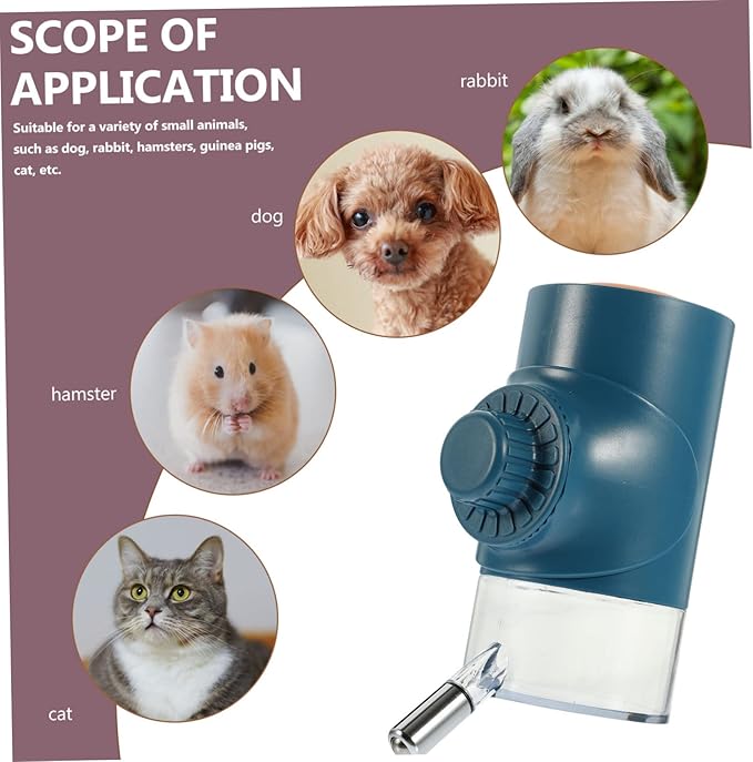 Dog Water Bottle Automatic Pet Feeder Leak Water Dispenser for Cage Jazz Easy to Install Pressure Resistant Portable Pet Water Container