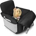 ALVOD Dog Car Seat for Small Dogs - Puppy Dog Booster Car Seat with Storage Pockets, Waterproof & Thickened Memory Foam Filling Up to 25lbs
