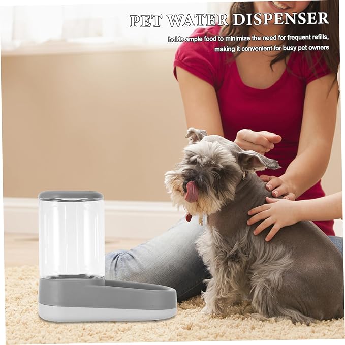 Automatic Pet Feeder for Dogs Cats Large Capacity Dry Food Dispenser Water Bowl Set Gravity Feeder Timer Pet Feeding Solution