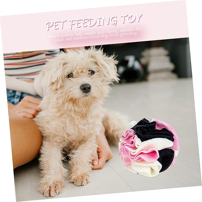 Pet Sniffing Interactive Chewing Toy for Dogs Food Dispenser for Puppies Engaging Slow Feeder for Indoor and for Reducing Stress and Enhancing Smell