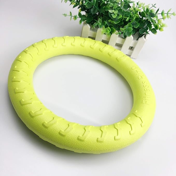 PetSpy Dog Ring Toy – Ring Puller for Outdoor Play, Floating Training & Fetch Toy for Throwing, Catching & Chewers – Durable EVA Flying Disc for Small, Medium & Large Dogs