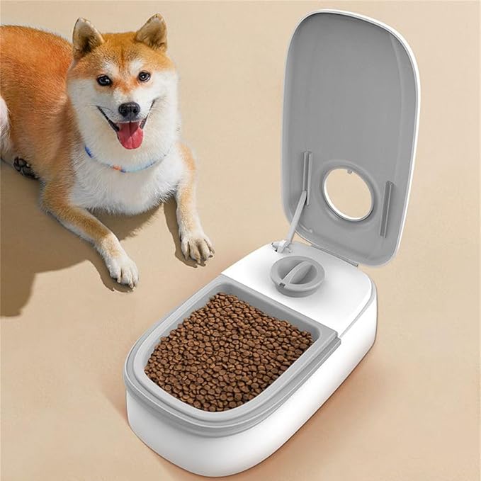 Automatic Pet Feeder Convenient Food Dispenser with Timer for Cats and Dogs Electronic 48 Hour Programmable Timer Feeder