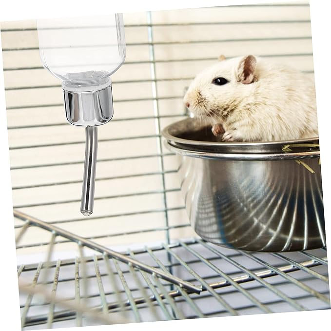 BESPORTBLE Automatic PET Water Dispenser Leak-Proof Dog Cat Hanging Water Bottle 500ml Gravity Feeder for Rabbits Small Animals and Pets
