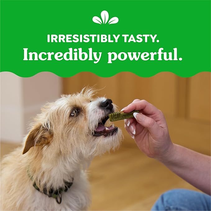 Greenies Veterinarian-Recommended Adult Natural Dental Dog Treats Petite Size, Original Flavor, (4) 30 ct Packs (120 Treats)