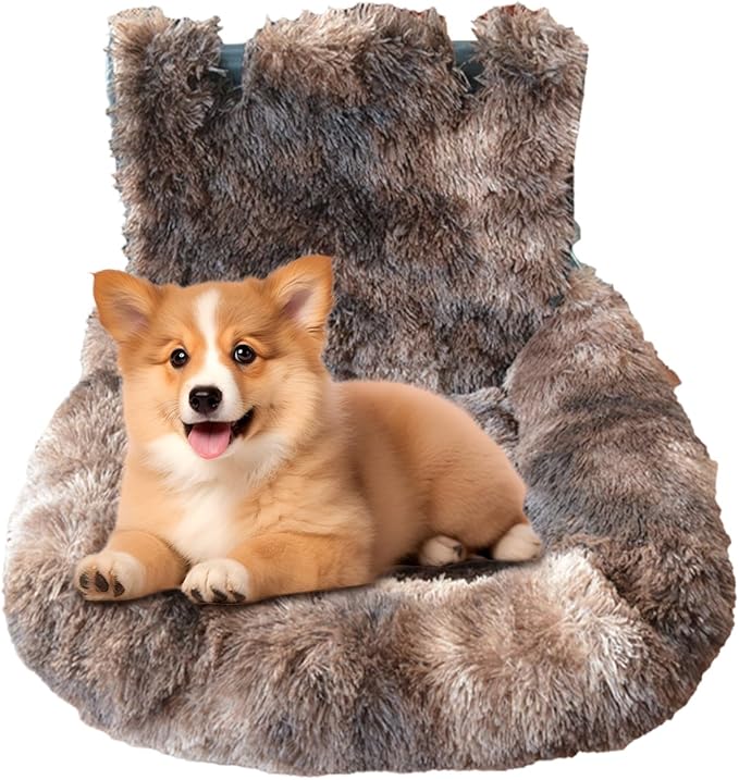 Dog Car Seat | Large Cat Car Seat Travel Cushion,Washable Cushion Comfortable Travel Bed for Vehicle Truck Camping Adventures Vet Visit Daily Commuting Traveling