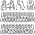 Carabiners Clip Spring Snap Hook,Heavy Duty Galvanized Steel Carabiner,Safety Quick Links Snap Hooks,Spring Clips for Swing Hammock Camping Keychain Outdoor