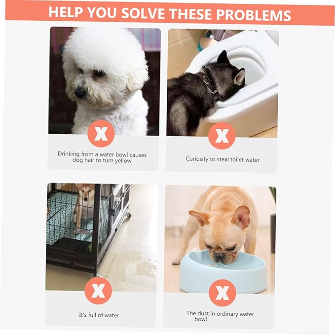 BESPORTBLE Pet Automatic Drinker Pet Supplies Dog Water Dispenser Automatic Water Feeder Easy Install Cage Fountain