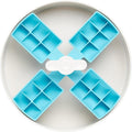 PetDreamHouse Spin Interactive Slow Feeder Bowl for Dogs - Windmill - Skill Level: Easy - Fun and Healthy Feeding with Movable, Adjustable Center Puzzle Piece for All Dogs and Food Types