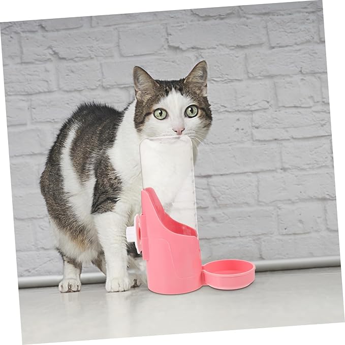 HANABASS Automatic Dog Water Dispenser Hanging Drinking Fountain for Crate Portable Pet Feeder Wear-Resistant Design