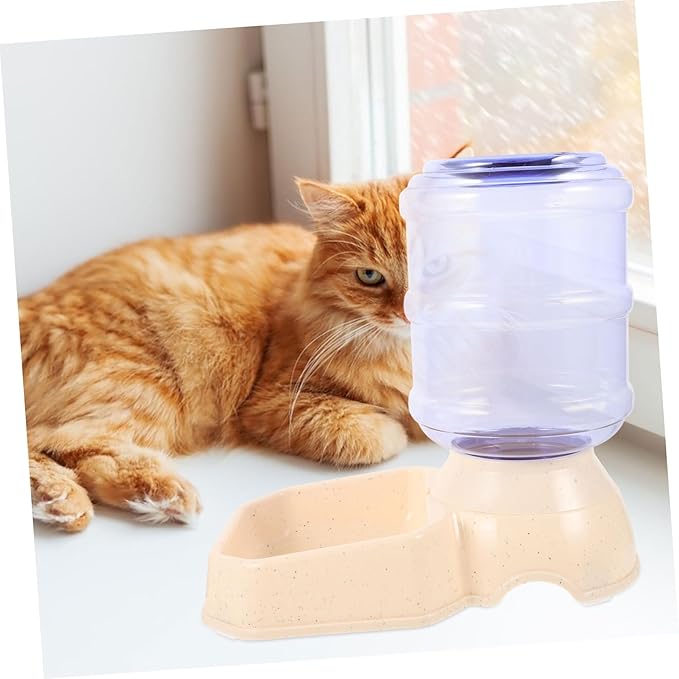 BESPORTBLE Pet Water Dispenser Station Dog Cat Water Feeder Automatic Pet Waterer Large Bowl No Overflow for Dogs Cats