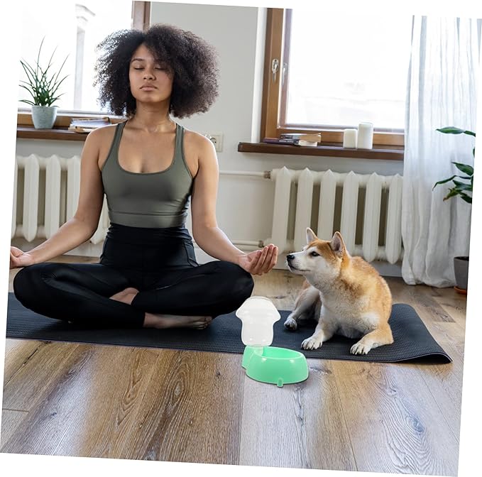 1set Automatic Pet Water Feeder Portable Plastic Water Dispenser for Dogs and Cats Easy to and Lightweight for Home and Outdoor Use