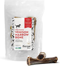 First Light Farms Venison Marrow Bones for Dogs | Long Lasting Chews | 3 Pack Natural Dog Chews for Teeth, Joint Health, and Mental Stimulation | Rawhide Free | Safe & Healthy Treats | 5.2 Inch