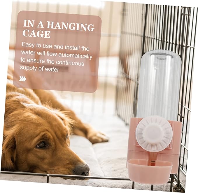 SUPVOX 3pcs Pet Water Dispenser Dog Cat Auto-Fill Water Bottle Portable Hanging Feeder Easy Install Bottle Pet Accessory