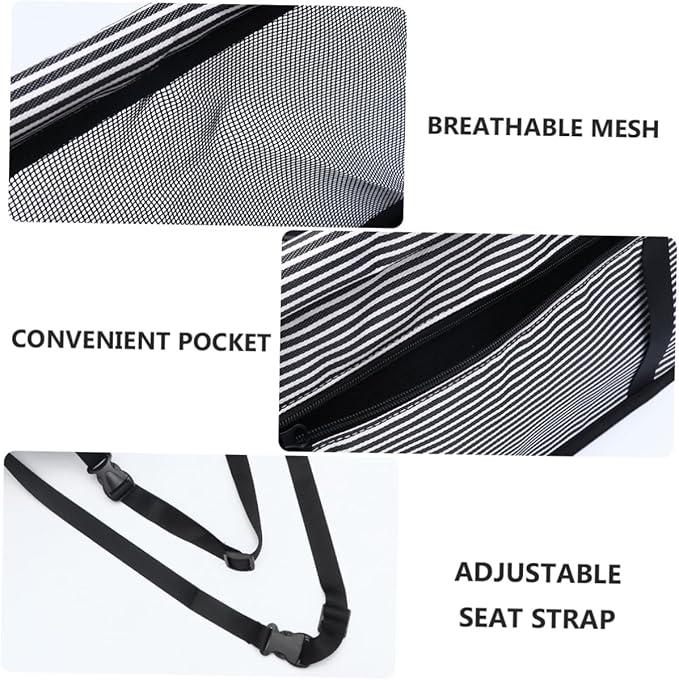 Pet Travel Carrier Safety Belt for Dogs Breathable Mesh Design Lightweight and Pet Seat for Cars for Road Trips and Travel Adventures