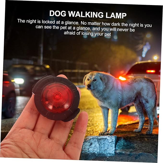 DOITOOL Pet for Dog Walking Rechargeable Led Collar Lamp for Night Visibility Outdoor Pet Light for Evening Walks and Outdoor Activities
