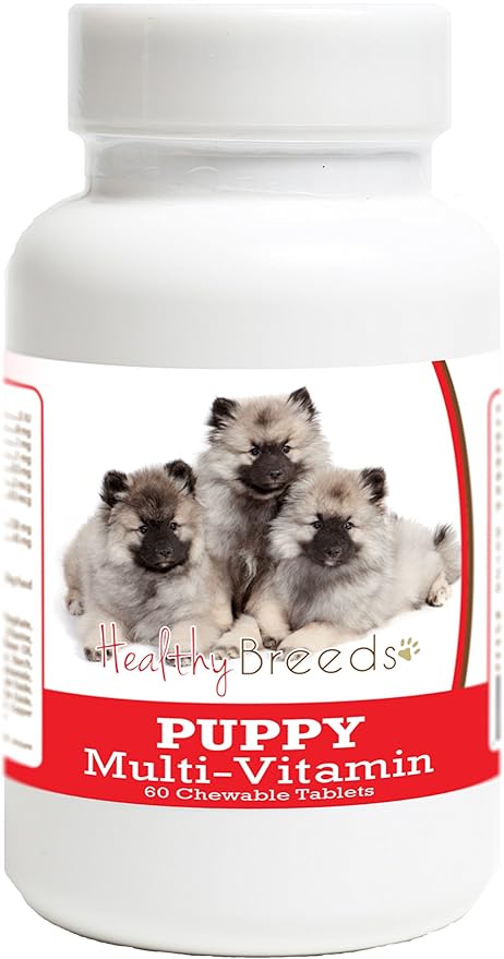 Healthy Breeds Keeshonden Puppy Dog Multivitamin Tablet 60 Count