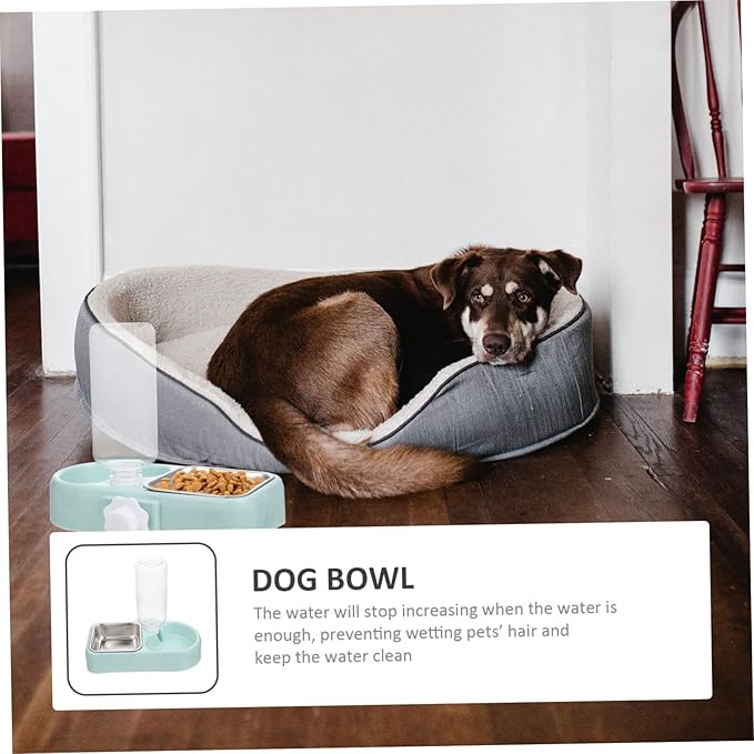 Hanging Automatic Water PET Bowl Detachable Dog and Cat Feeder Dual Bowls Fall Design for Indoor and Outdoor Use