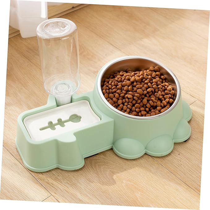 BESPORTBLE Pet Bowl Stand Auto Dog Water Food Bowl Dispenser for Easy Pet Feeding