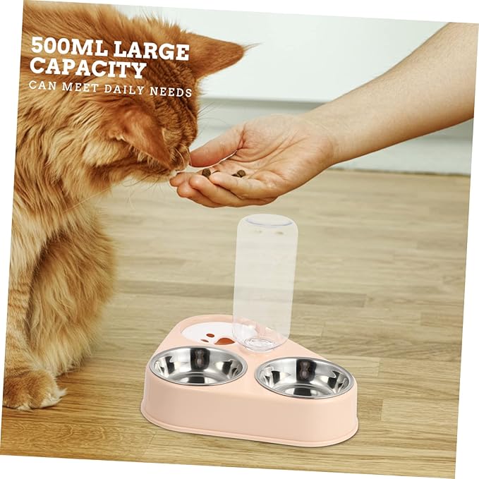 Cat Dog Water Dispenser Bottle Automatic Pet Feeder Capacity Leakproof