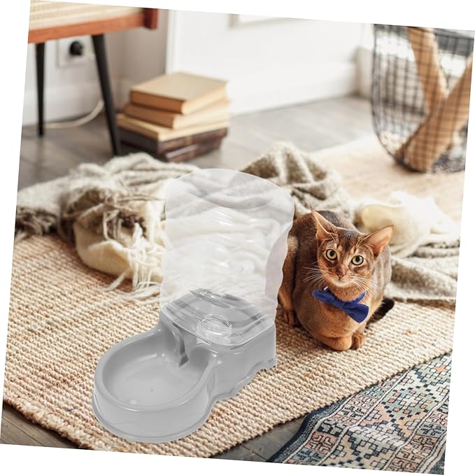Automatic Cat Water Dispenser Gravity Pet Feeder Bowl Self-Filling Pet Feeder Plastic Home Decor