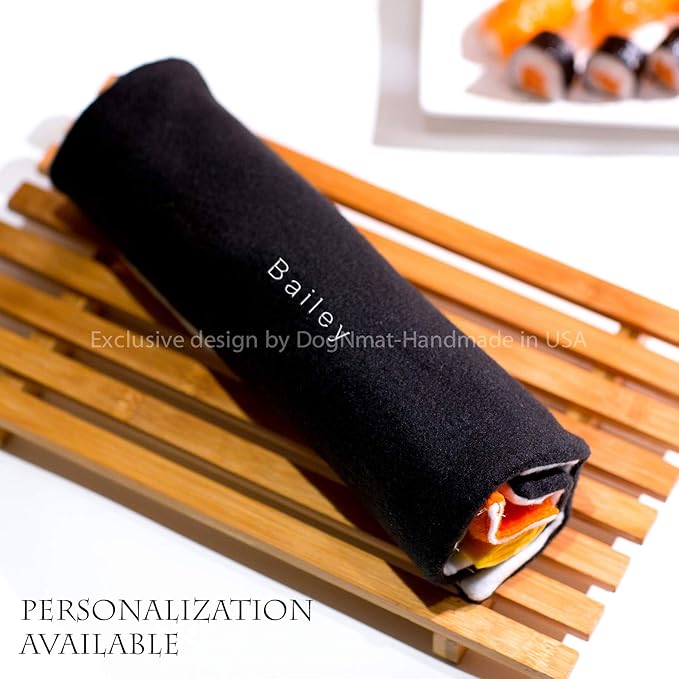 Sushi snuffle dog toy, interactive, mental exercise, dog gift, Handmade in USA