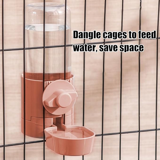 Dog Drinking Water Bowl, Pet Automatic Dog Water Dispenser, Dogs Waterer And Food Feeder For Small Medium Cat Puppy Kitten Large Capacity, Hangable Pet Wateer Dispenser For Apartment Small Medium Larg