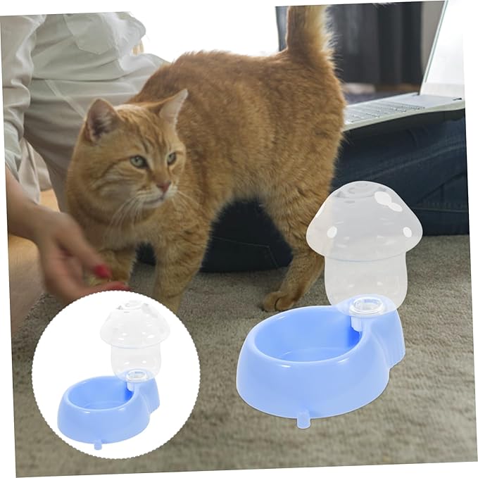 Automatic Pet Feeder Bowl for Cats Mushroom Bowl for Pet Cat Feeder Self-Filling