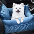Car Seat Booster Bed,Dog Car Seat for Small Dogs Or Cats,Dog Safety Car Seat with Storage Pocket, Clip-On Safety Leash and Washable Cover for Dog, Cat, and Any Pets Under 25Lbs