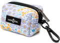 Lucy & Co. Among the Wildflowers Everyday Dog Poop Bag Holder - Leak Proof Dispenser - Hygienic Pet Poop Pickup - Purple Coral Floral