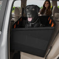 Medium Dog Car Seat, Hard Bottom Car Seats Cover for Dogs, Waterproof Non-Slip Foldable Back Seat Extender for Small to Medium Size Dog, Backseat Cover for Dogs in Vehicle SUV Truck, Black M