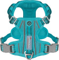 BARKBAY Dog Harness No Pull with ID Tag Pocket - Heavy Duty, Reflective, Easy Control for Large Dogs(Ocean Blue,S)