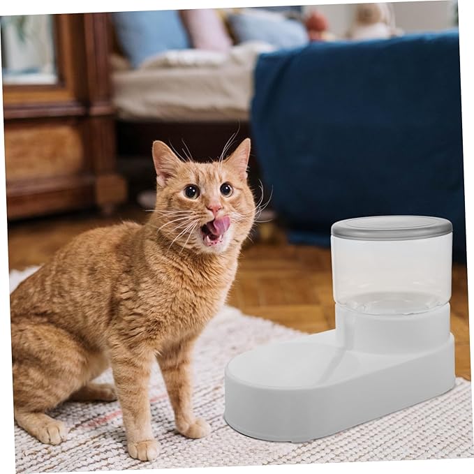 Toyvian Automatic Dog Water Dispenser Non Spill Pet Feeder for Cats Dogs Capacity Compact Design for Home Use Automatic Pet Watering