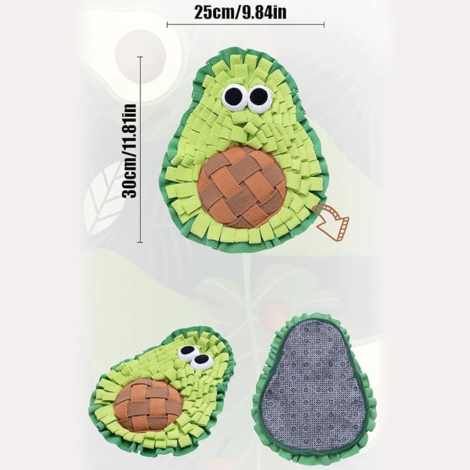 Pet Sniffing Mat - Interactive Foraging Toy, Puppy Slow Eating with Enrichment Pad, Dog Training with Nose Work Activity, Medium Large Breed with Indoor Play Use, Foraging Mat for Home Garden
