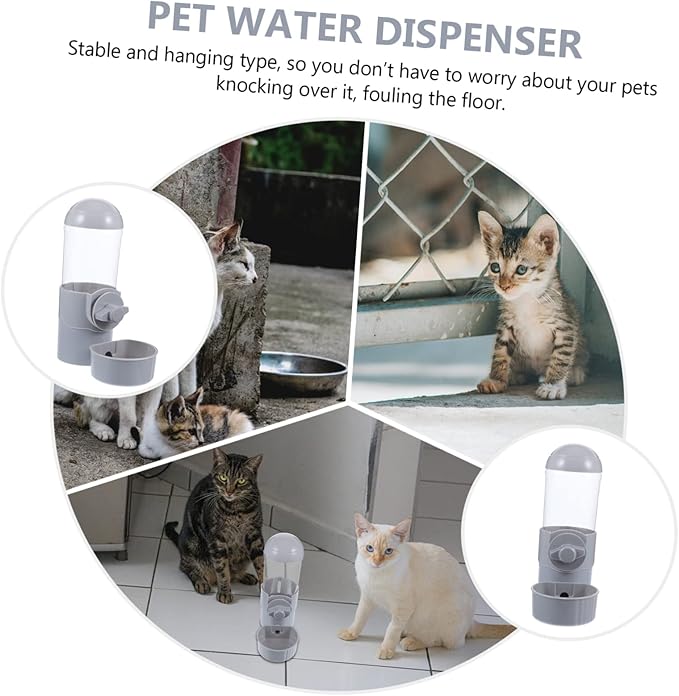 BESPORTBLE Hanging Dog Water Feeder Wear-Resistant Automatic Pet Dispenser for Cats and Puppies Leak Design for Easy Installation and Cleaning