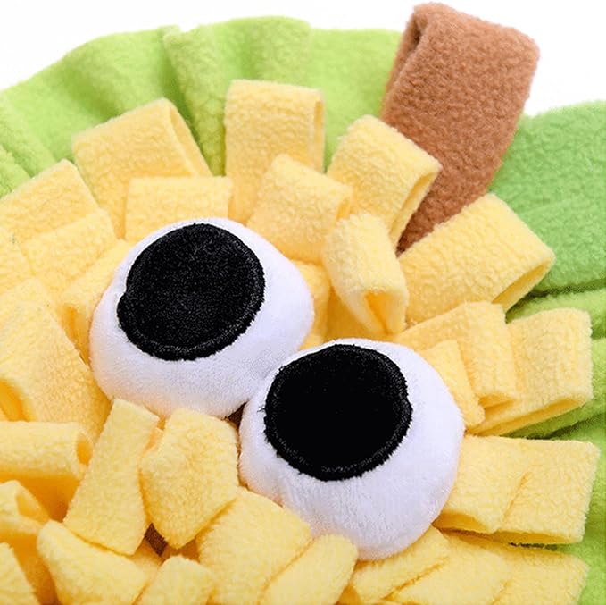 Pet Sniffing Mat - Interactive Foraging Toy, Puppy Slow Eating with Enrichment Pad, Dog Training with Nose Work Activity, Medium Large Breed with Indoor Play Use, Foraging Mat for Home Garden