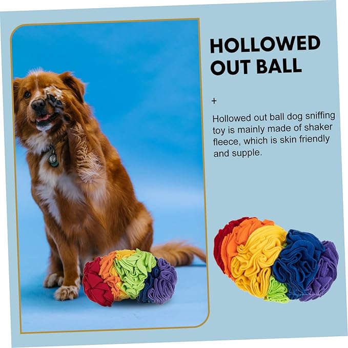 Dog Snuffle Mat Interactive PET Sniffing Pad Colorful Roll Design Slow Feed Dog Training Toy for Cognitive Enrichment and Chewing