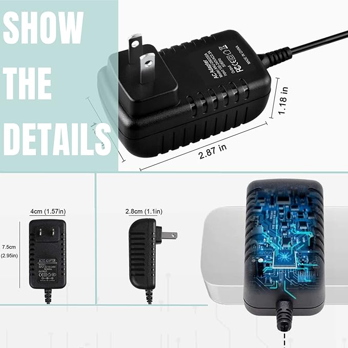 SLLEA AC Adapter Charger Replacement for PetSafe PFD00-14574 Healthy Pet Feed Dog Cat Feeder Power