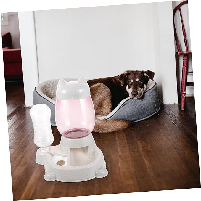 Automatic Pet Food Dispenser Capacity Cat Dog Feeder Water Dispenser Home Pet Supply