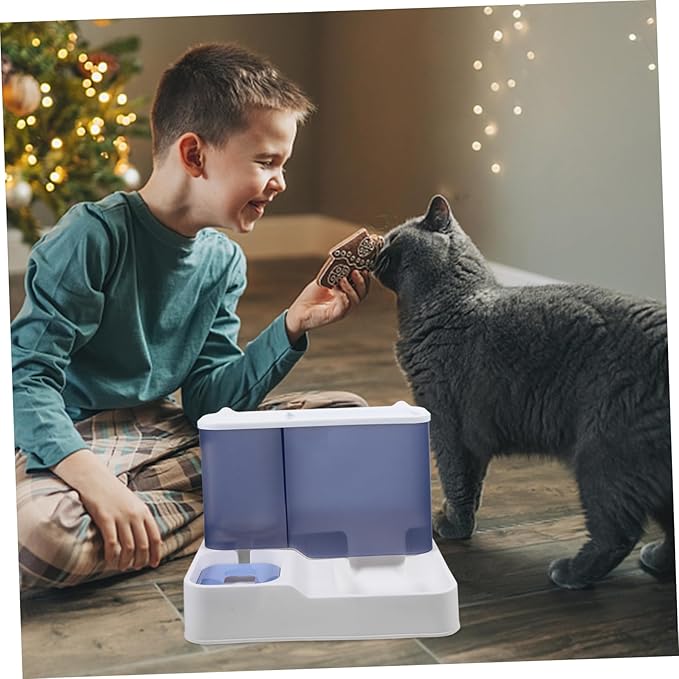 Automatic Pet Feeder Water Bowl Auto Water Dispenser for Small Dogs Cats Pet Bowl Feeder