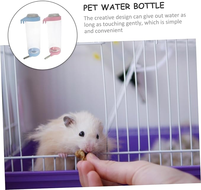 DECHOUS 2Pcs Automatic PET Water Dispenser for Dogs and Cats Hanging Water Feeder Interactive Ball Design PET Supplies for Indoor Use