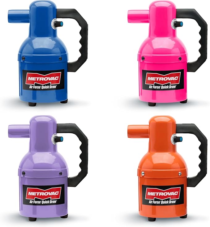 METROVAC Quick Draw Compact Pet Dryer - Pet Hair Remover - Cosmic Purple & Variable Speed