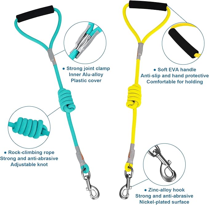 Dog Harness and Leash - Comfortable Leash and Harness for Small, Medium, Large Dogs - Perfect for Training, Includes D-Ring