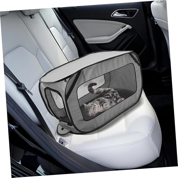 Milisten Foldable Large Portable Dog Bed Car Seat Kennel for Pets Washable Tear Resistant Pet Car Bed Easy to Install and Clean for Indoor Outdoor Travel Suitable for Large Dogs and Cats