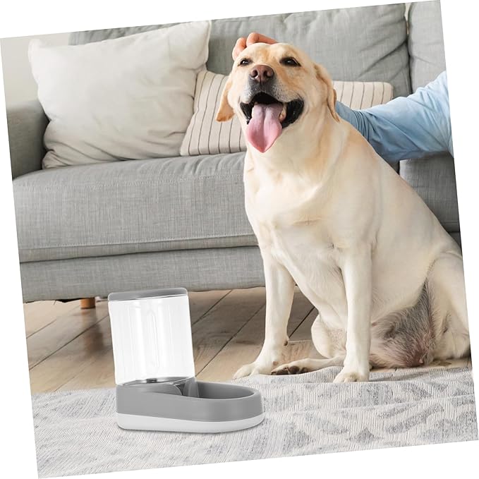 YARNOW Automatic Cat Feeder and Water Dispenser for Small to Medium Pets Portion Control Capacity Food Bowl Quiet for Dogs and Cats