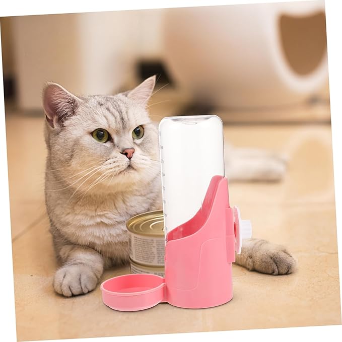Sosoport Hanging Automatic Pet Water Dispenser Easy Install Dog Cat Waterer Design for Convenient Feeding Prevents Spills and Knockovers for Home Use