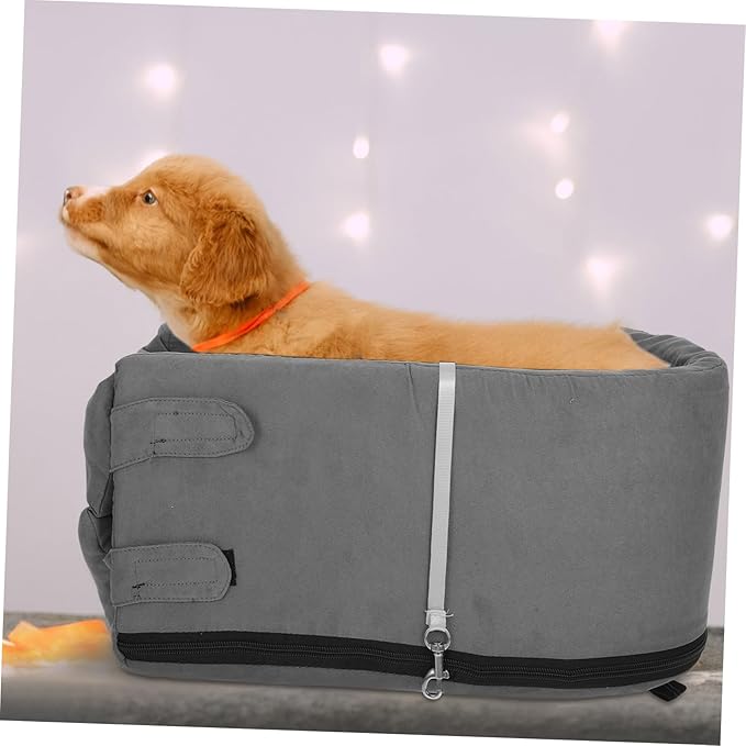 Yardwe Car Dog Cushion Seat Non- Pet Car Bed Travel Cushion for Dogs Easy to Protects Against Stains and Marks for Backseat Use