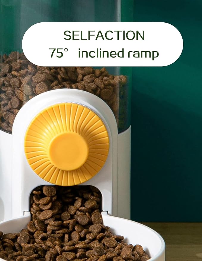 Hanging Automatic Pet Food Water Dispenser,Auto Gravity Pet Feeder and Waterer Set,Small Animals Self Feeding Bowl,Dog Feeding Station for Puppy Kitten Rabbit Chinchilla Hedgehog Ferret (Blue)