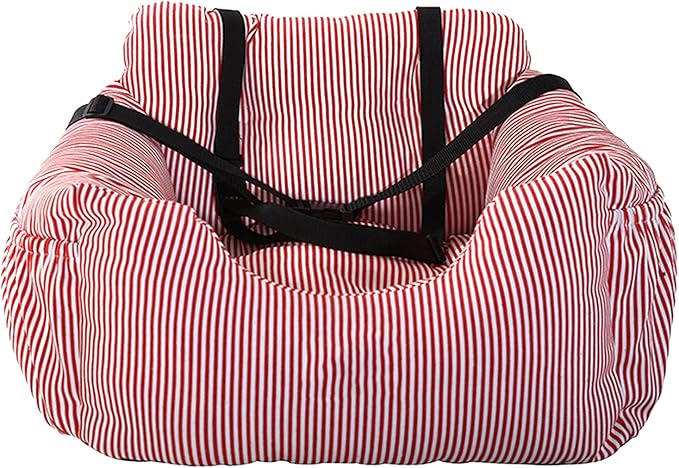 Car Seat for Dogs,Pet Booster Seat Pet Travel Car Carrier Bed, Safety Clip-On Leash & Removable Washable Cover for Cars/Suvs/Trucks for Small Dogs Cats and Any Pets Under 15 LB