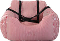 Car Seat for Dogs,Pet Booster Seat Pet Travel Car Carrier Bed, Safety Clip-On Leash & Removable Washable Cover for Cars/Suvs/Trucks for Small Dogs Cats and Any Pets Under 15 LB